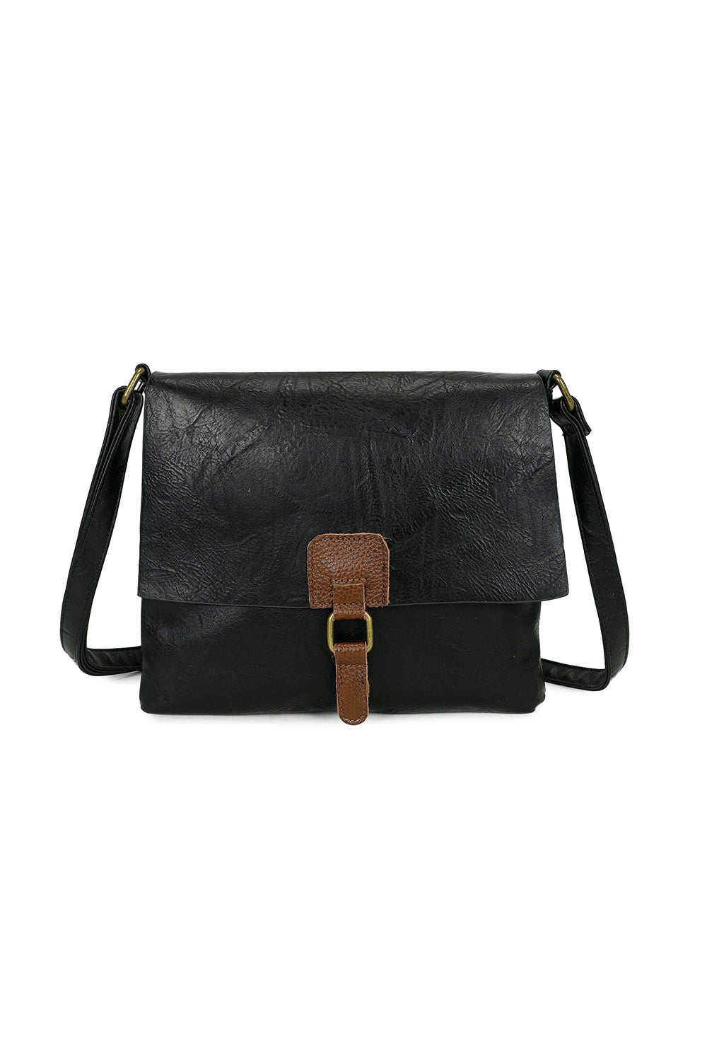 The Maven Crossbody Shoulder Bag With Real Leather Magnet Fastening - RB241022