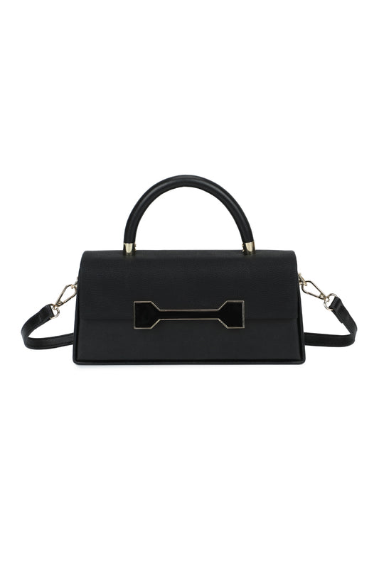 Delphine PU Leathe Top Handle Crossbody Bag - RY260537