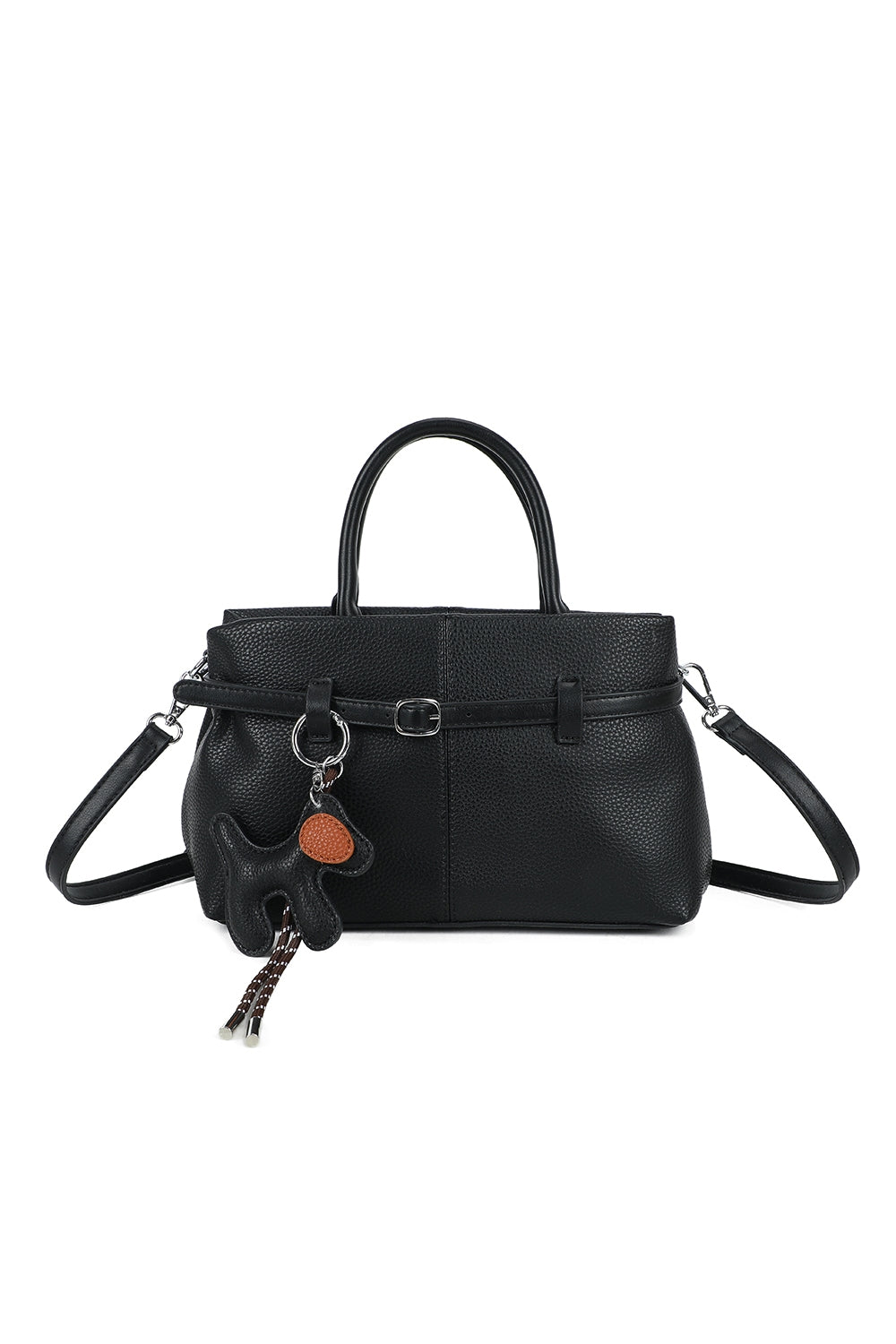 Civetta PU Leather Crossbody Bag With A Dog Charm - RX250582