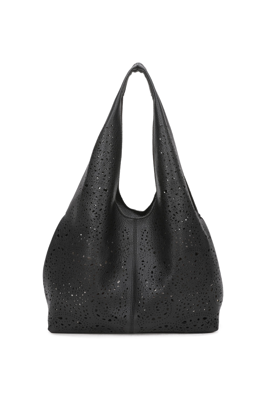 Halcyon Large 2-in-1 PU Leather Laser Cut Shoulder Bag - RJ250971