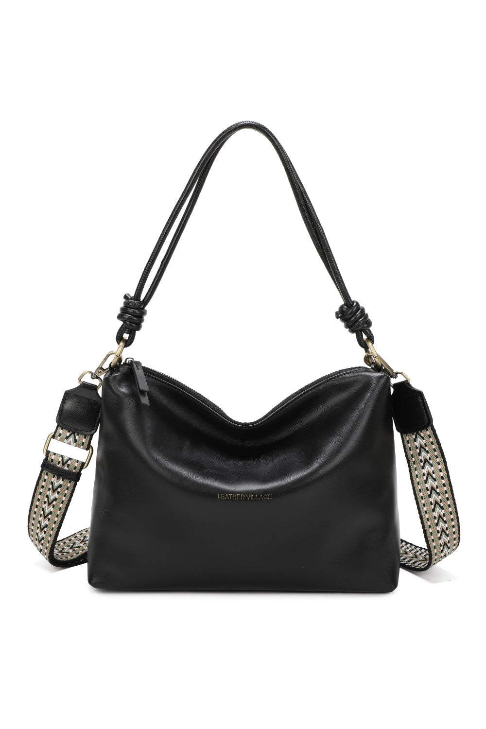 Willow Real Leather Hobo Shoulder Bag - VL2502
