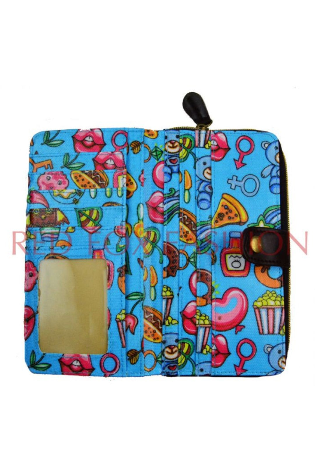 Fun Doodle PU Leather Pocket Wallet - K2 -E1