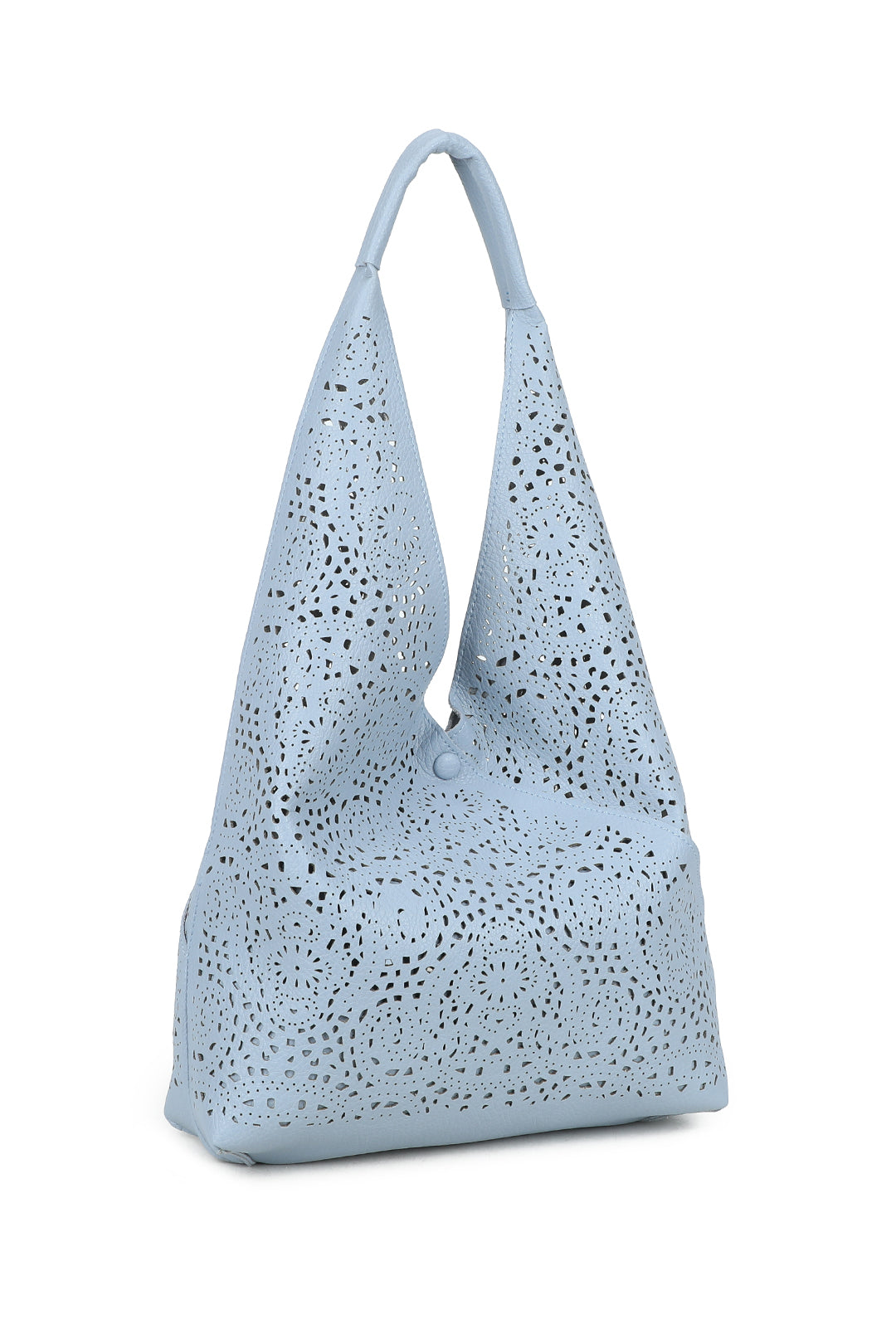 Elowen 2in1 Laser Hollowing PU Leather Tassel Large Hobo Shoulder Bag - RW250905