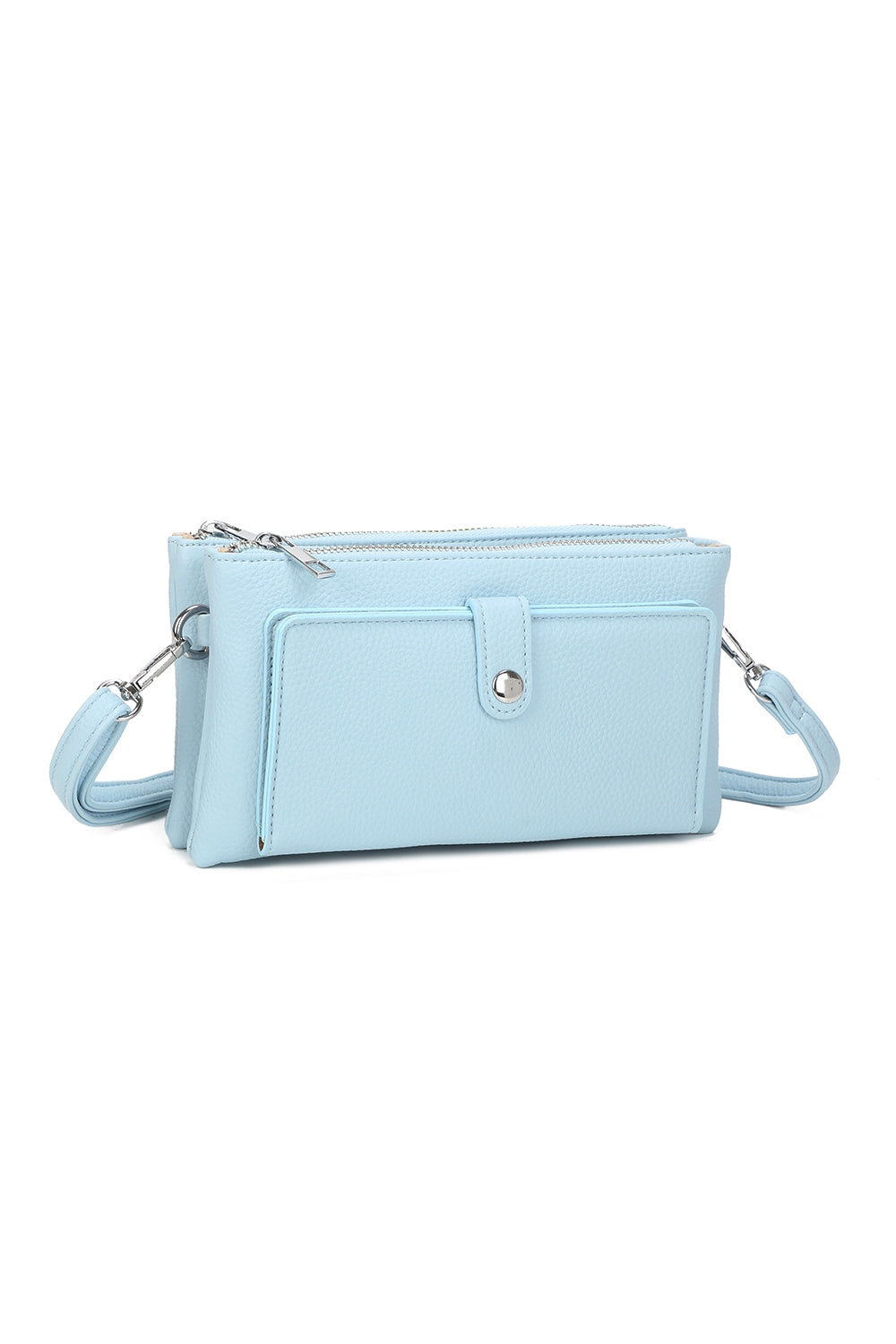 Evia PU Leather Double Compartment Crossbody Wallet Bag - RM250501