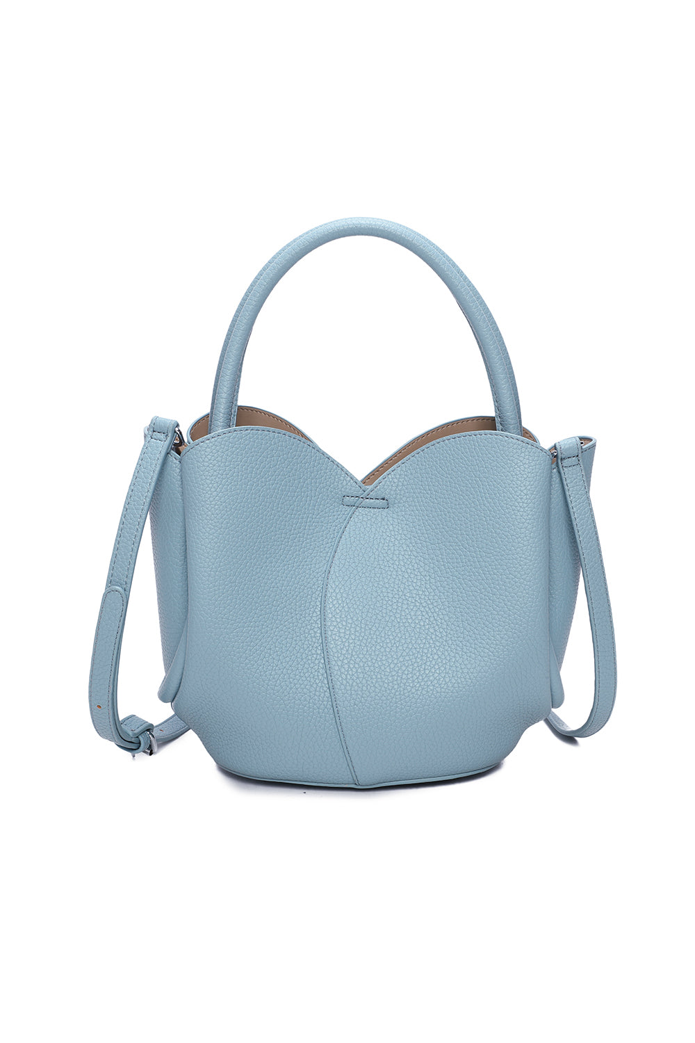 The Petal 2in1 PU Leather Shoulder Hand Bag With an Extra Crossbody Bag - RY241051