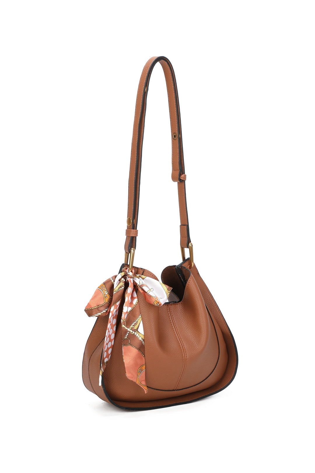 Talyn PU Leather Shoulder Bag With Adjustable Strap And A Small Purse - RB250955
