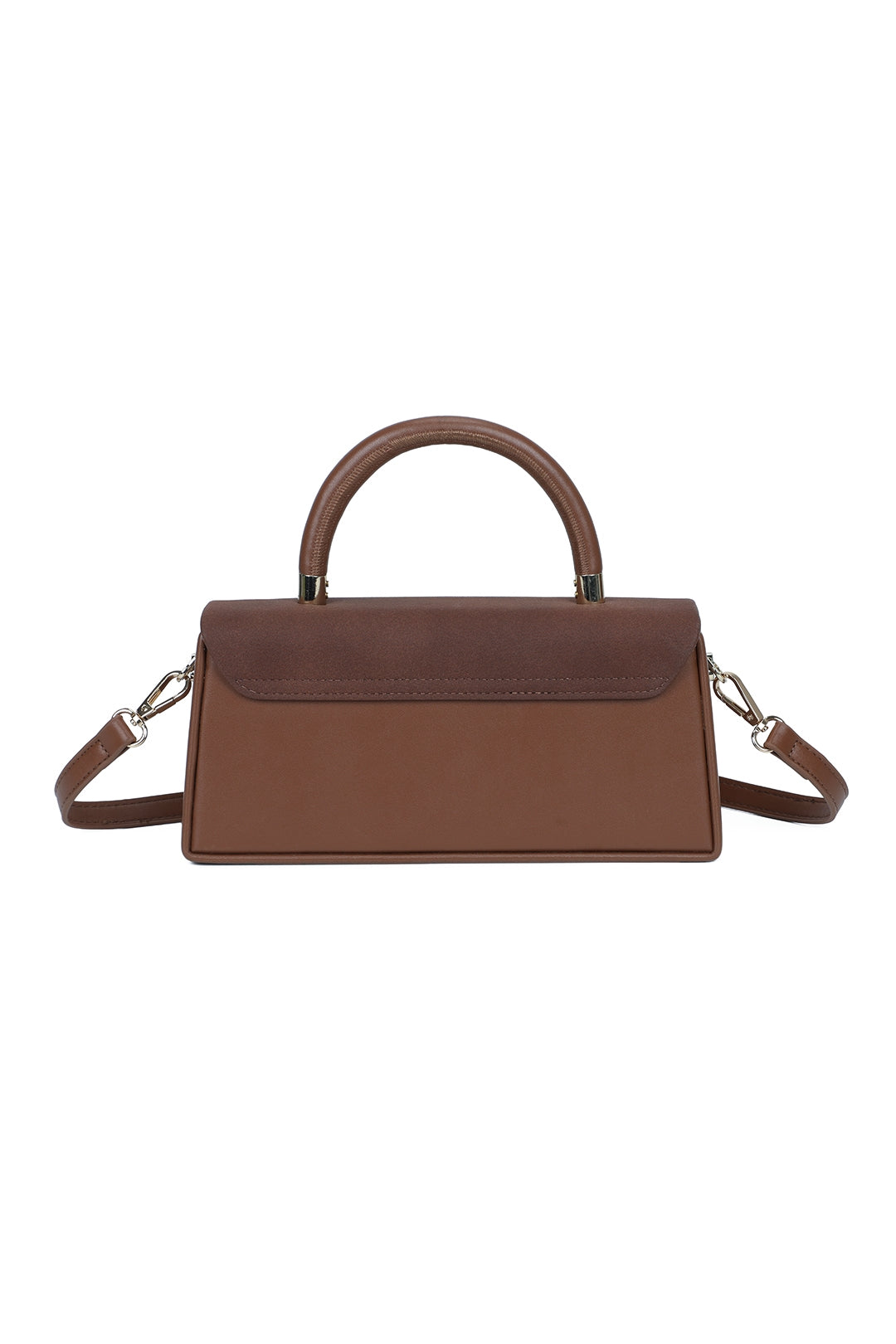 Delphine PU Leathe Top Handle Crossbody Bag - RY260537