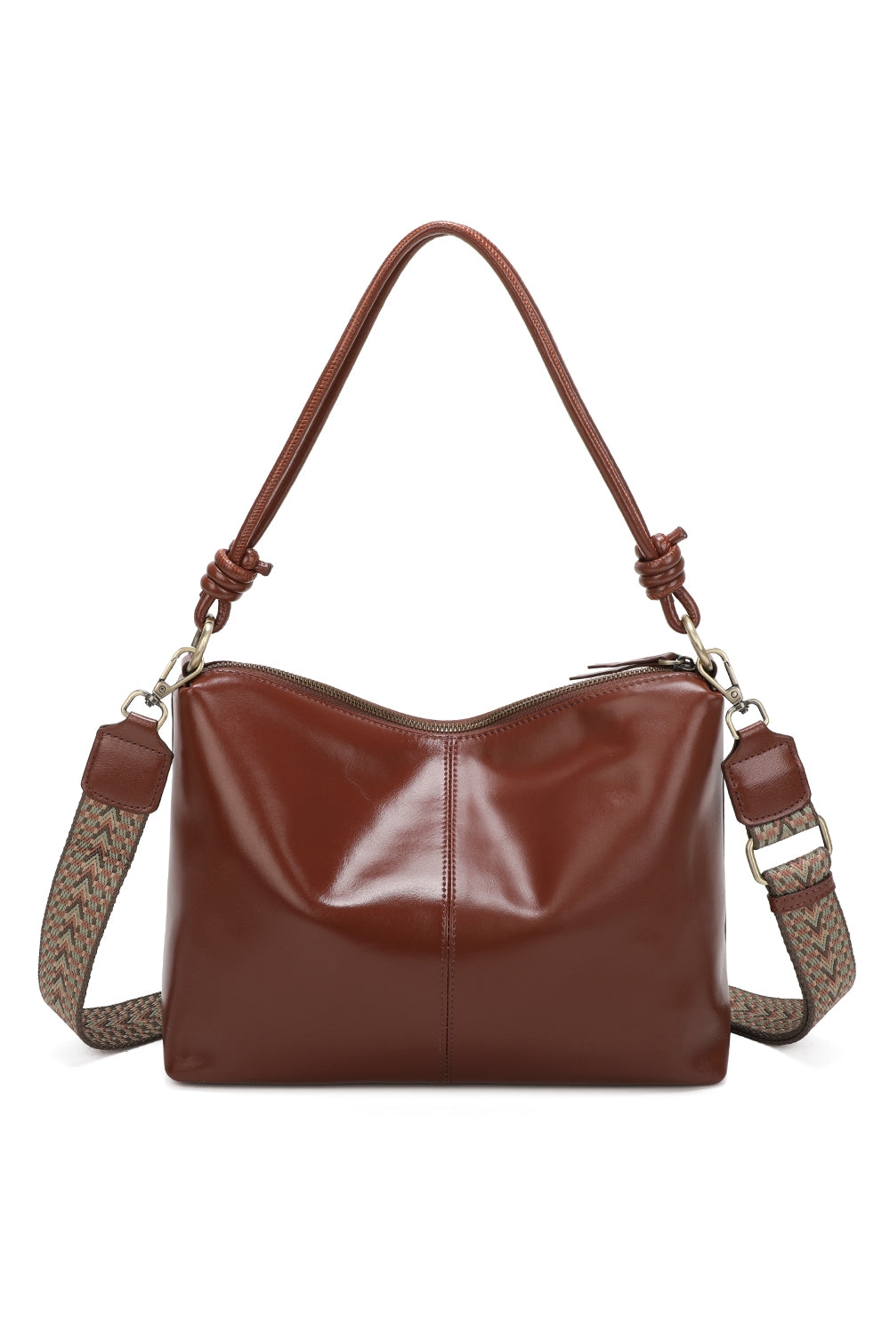 Willow Real Leather Hobo Shoulder Bag - VL2502