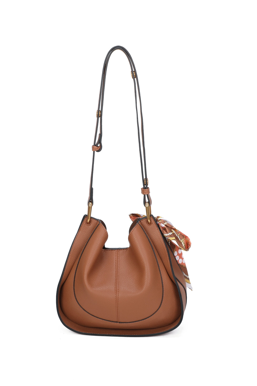 Talyn PU Leather Shoulder Bag With Adjustable Strap And A Small Purse - RB250955