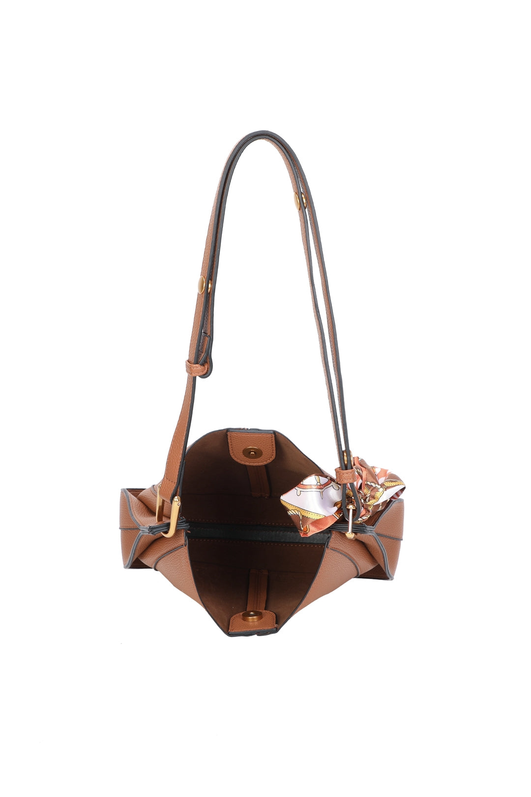 Talyn PU Leather Shoulder Bag With Adjustable Strap And A Small Purse - RB250955