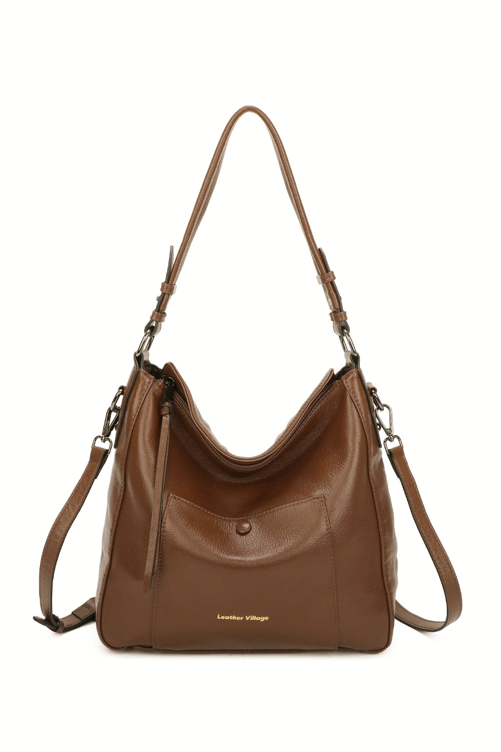 Marwyn Real Leather Hobo Shoulder Bag - VL2501