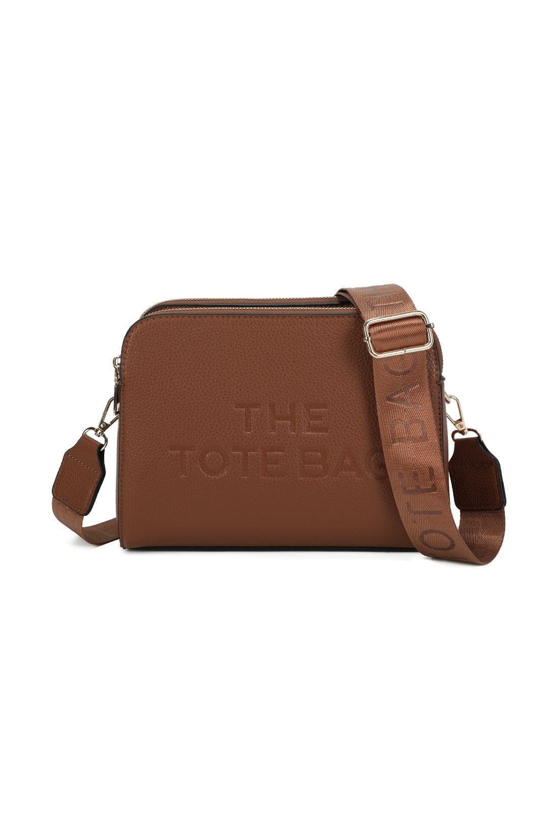 Verity Three Zipped Sections Triple Compartments Crossbody Tote Bag - RM230417