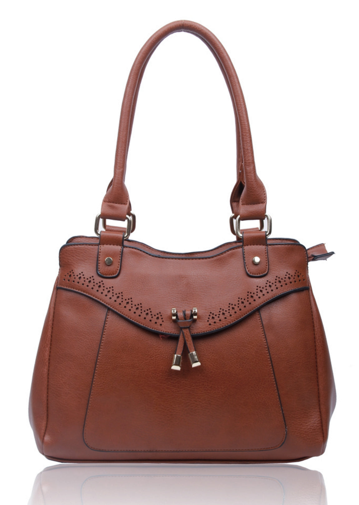 Ophira PU Leather Dual Compartment Shoulder Hobo Bag - RS14129