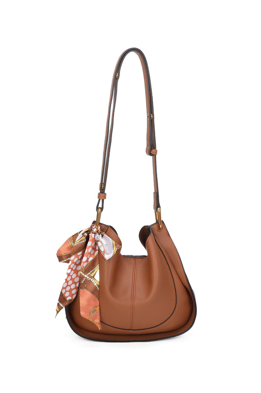 Talyn PU Leather Shoulder Bag With Adjustable Strap And A Small Purse - RB250955