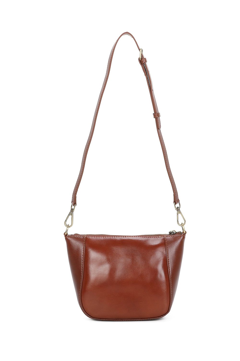 Carrera Minimalist Leather Crossbody Shoulder Bag