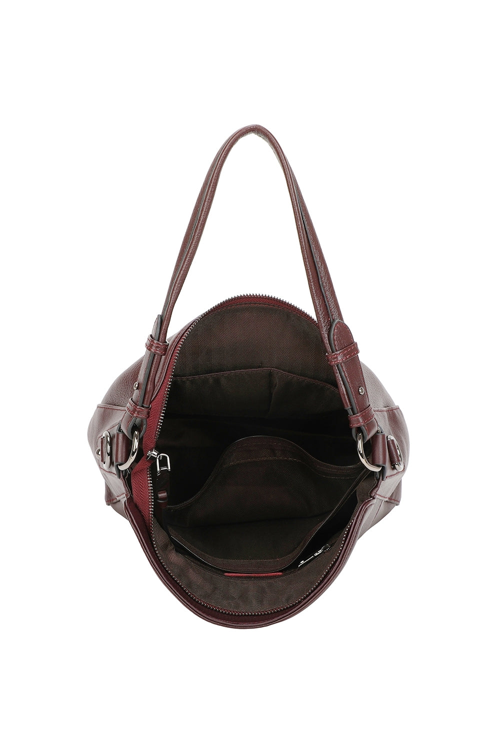 Marwyn Real Leather Hobo Shoulder Bag - VL2501