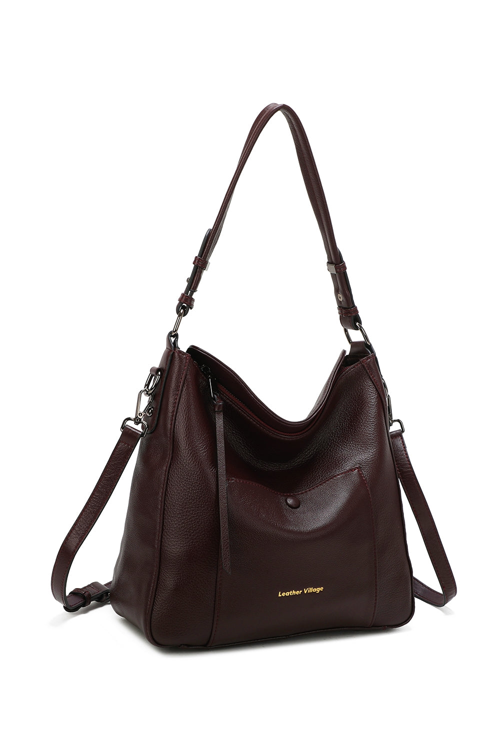 Marwyn Real Leather Hobo Shoulder Bag - VL2501