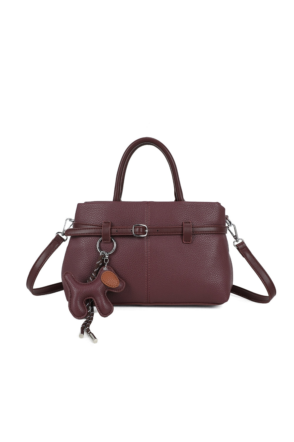 Civetta PU Leather Crossbody Bag With A Dog Charm - RX250582
