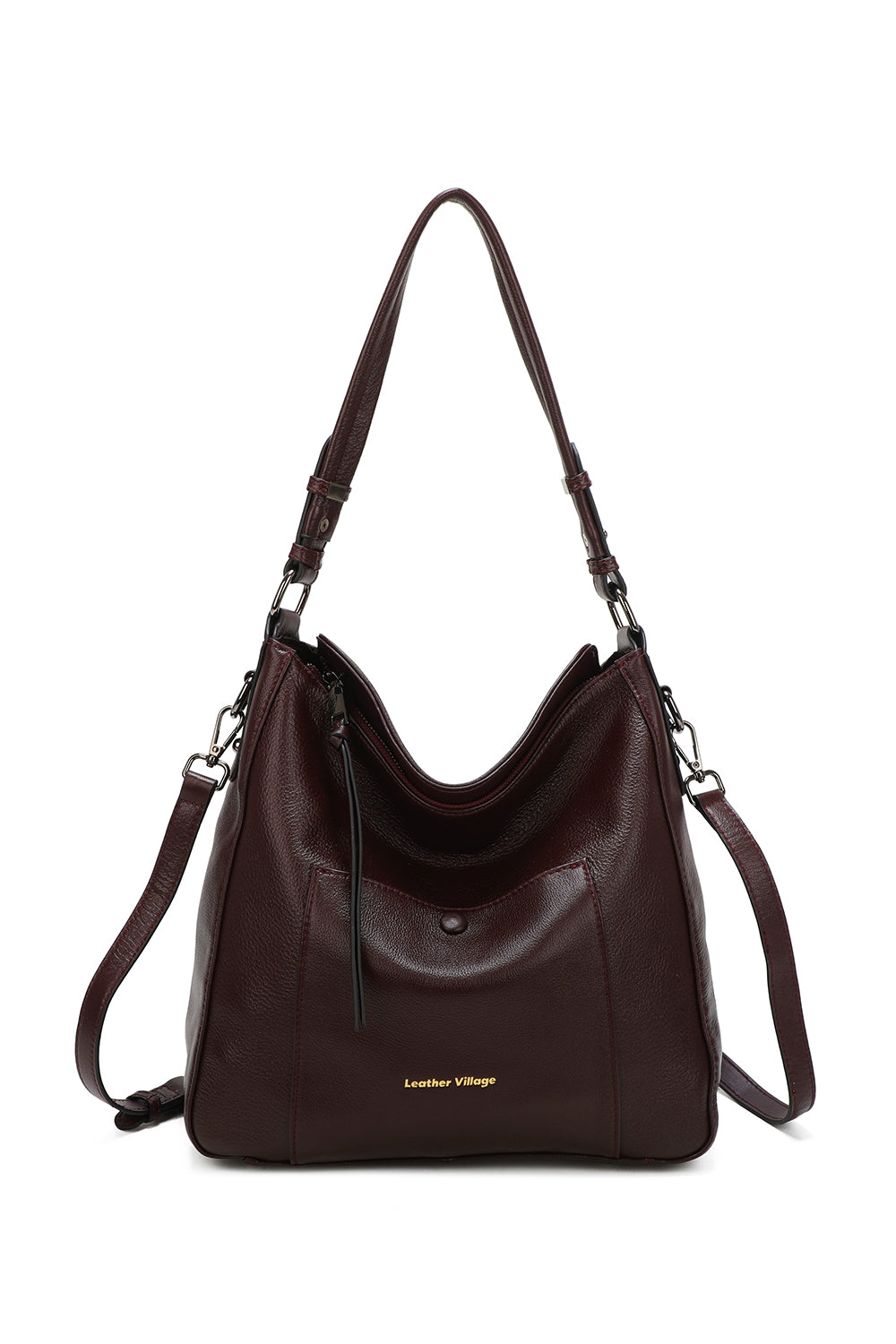 Marwyn Real Leather Hobo Shoulder Bag - VL2501