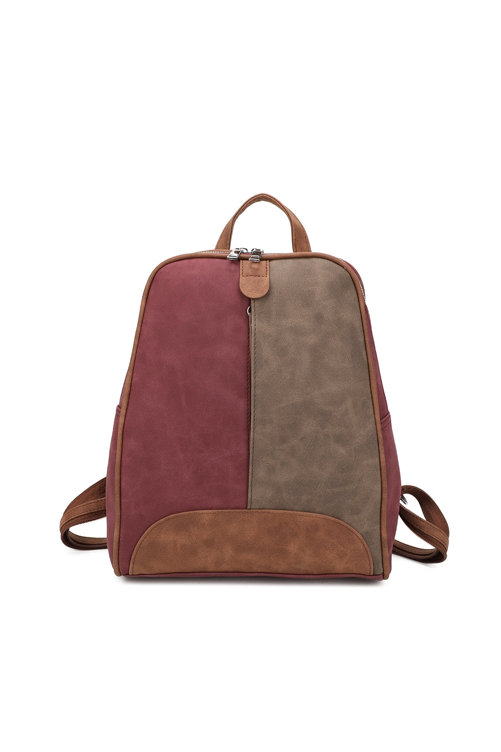Zivaro Multi-Color Suede Leather Backpack - RW240456