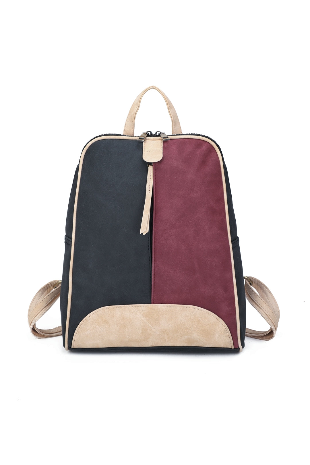 Zivaro Multi-Color Suede Leather Backpack - RW240456
