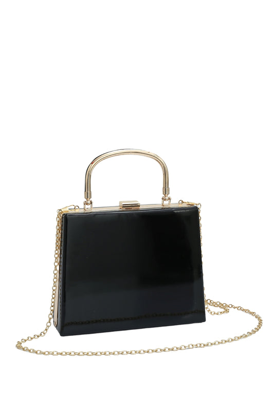 Trapezoid Evening Clutch Bag