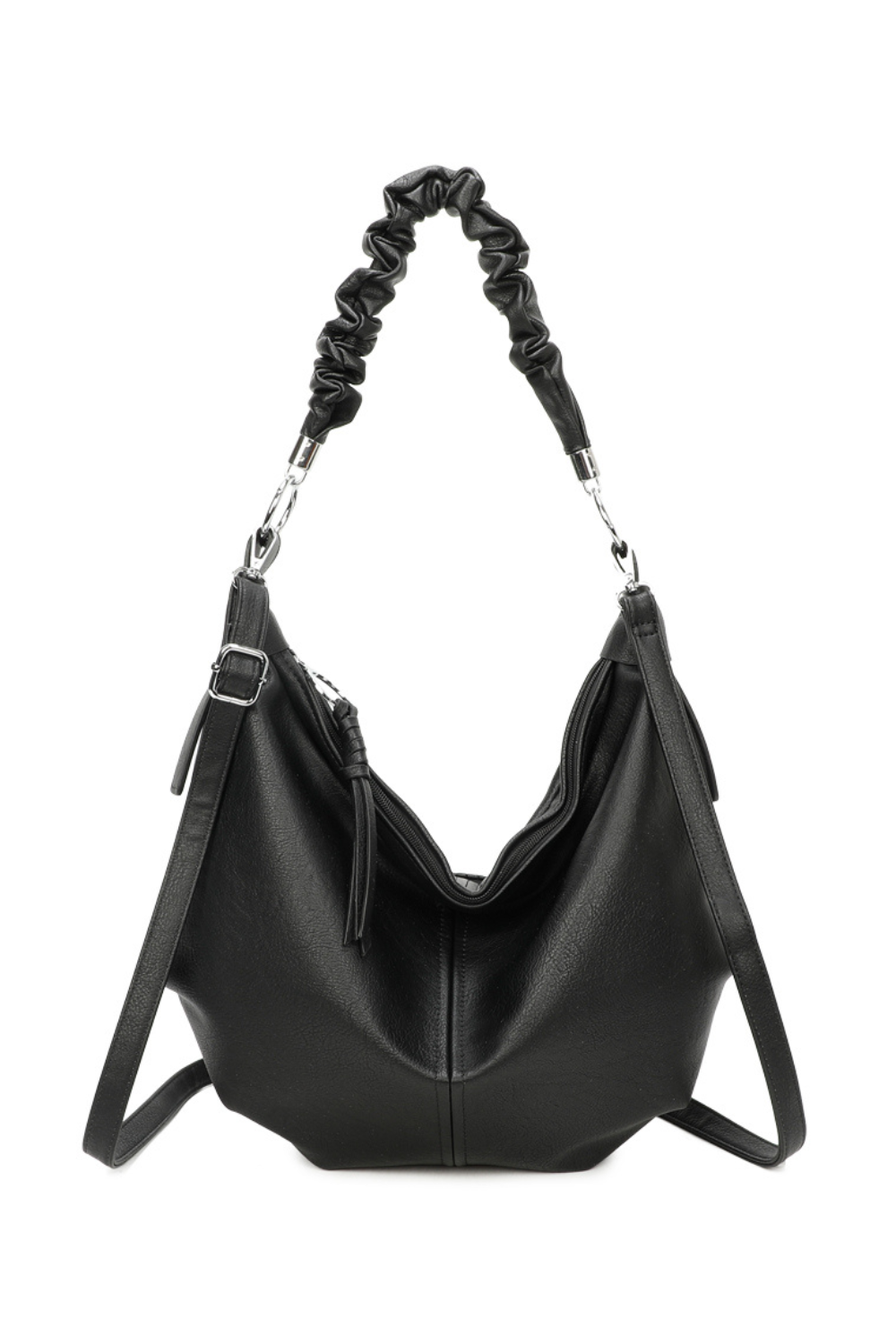 Quinn PU Leather Hobo Shoulder Bag