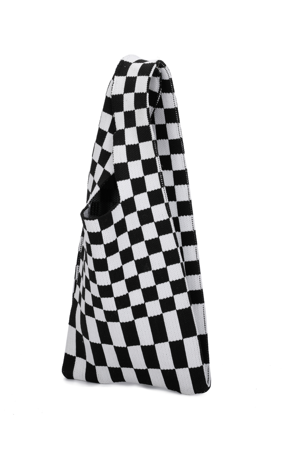 Checkered Reusable Shopping Tote Bag