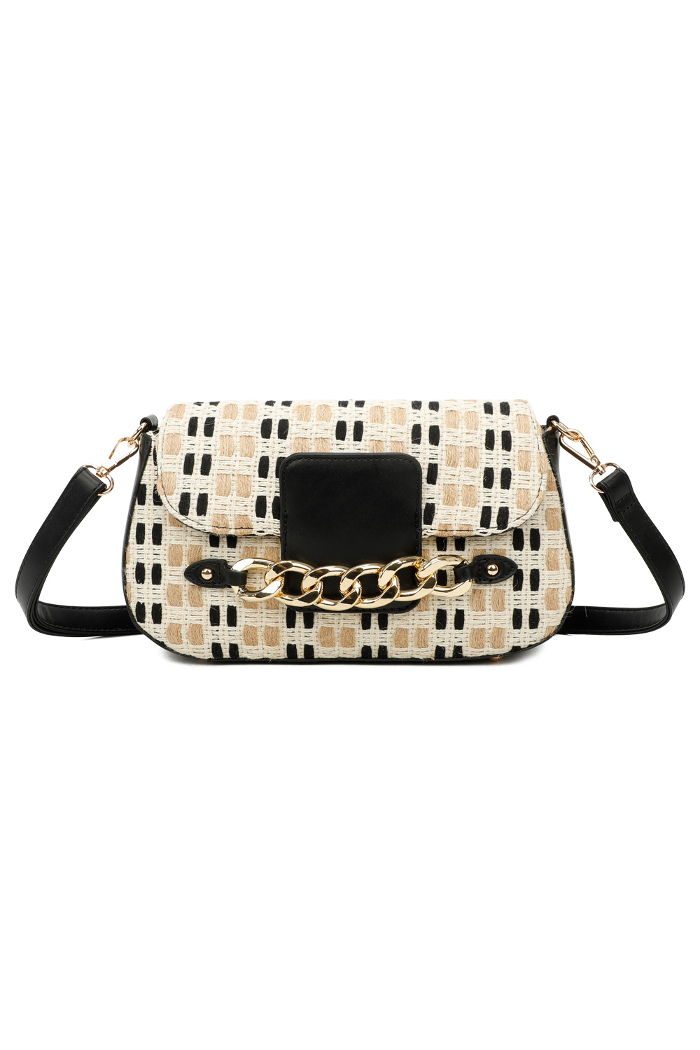 Praia Woven Finish Shoulder Bag