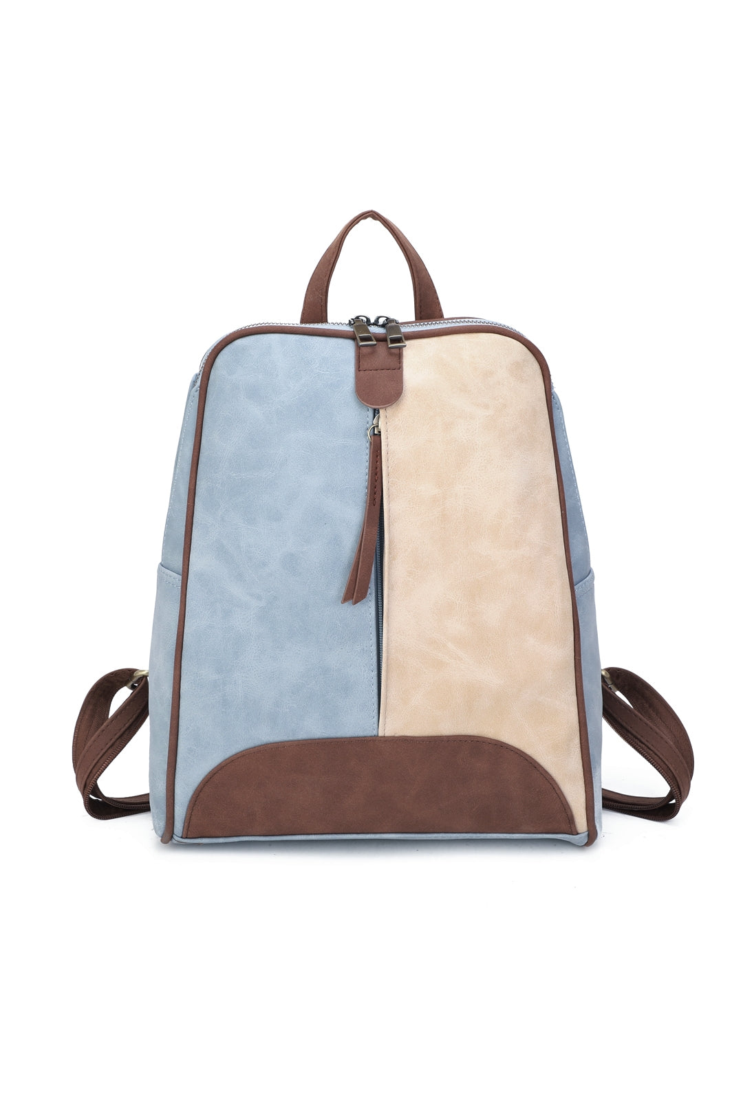 Zivaro Multi-Color Suede Leather Backpack - RW240456