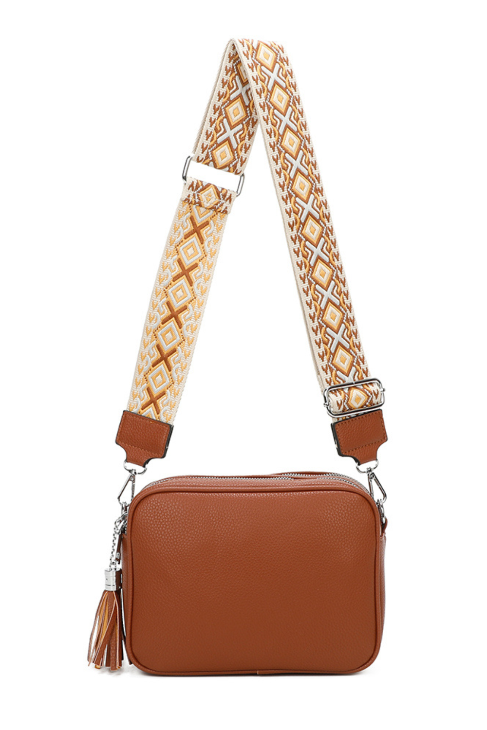 Tassol Crossbody Bag with Canvas Strap