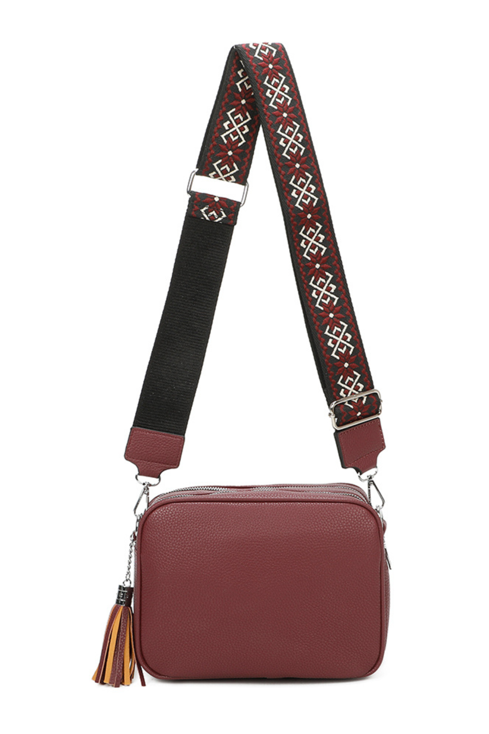 Tassol Crossbody Bag with Canvas Strap