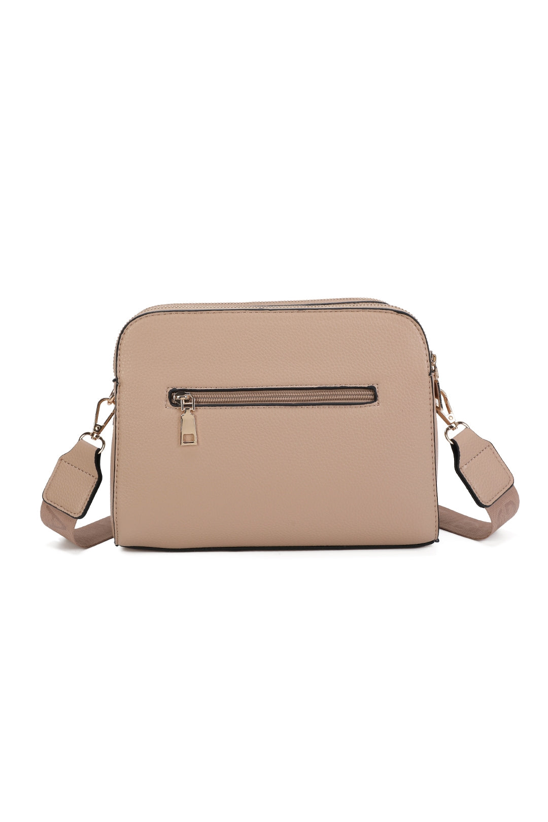 Verity Three Zipped Sections Triple Compartments Crossbody Tote Bag - RM230417