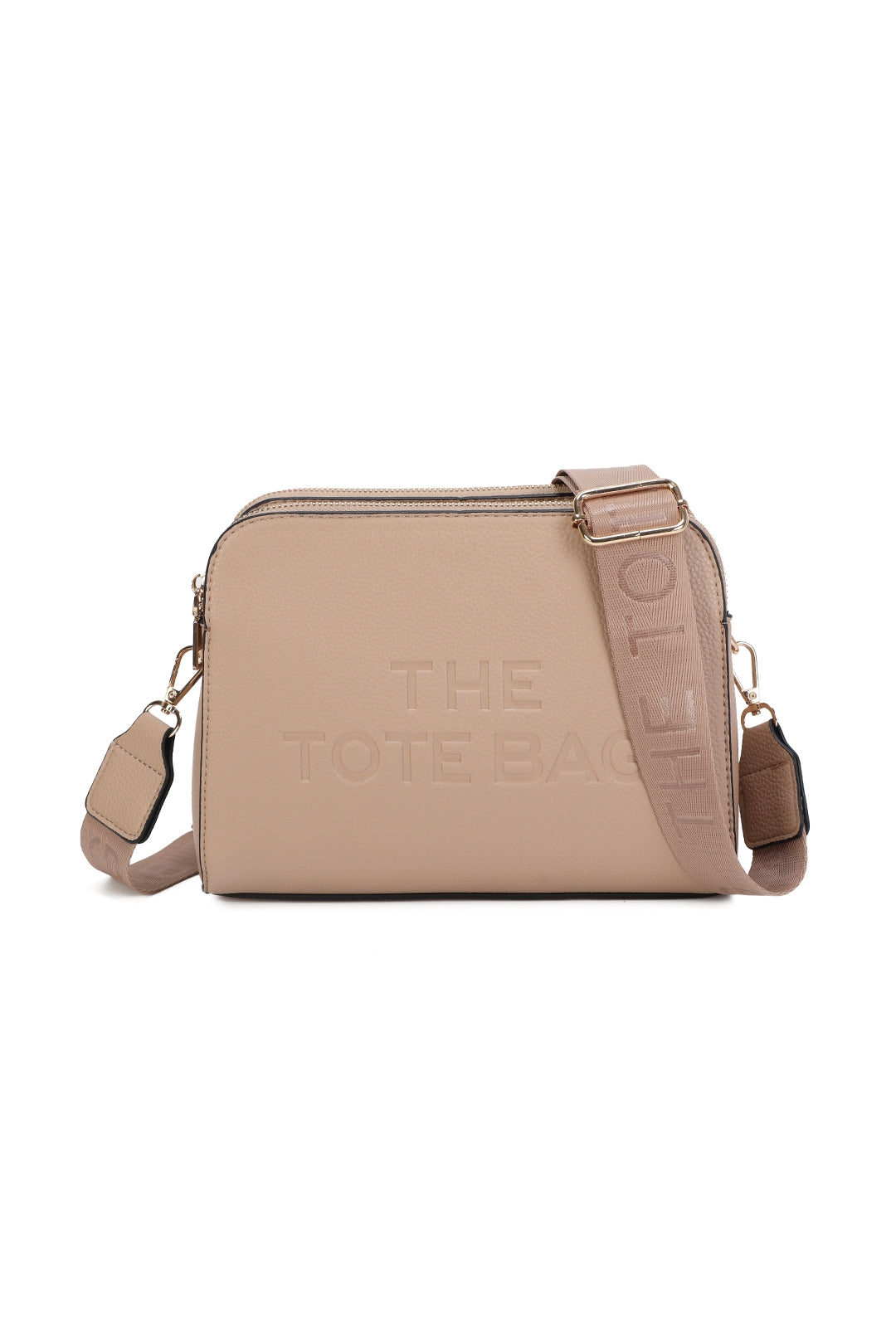 Verity Three Zipped Sections Triple Compartments Crossbody Tote Bag - RM230417