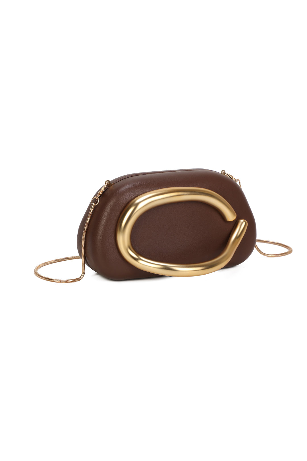 Odette Small PU Leather Handle Clutch Bag - RH311P