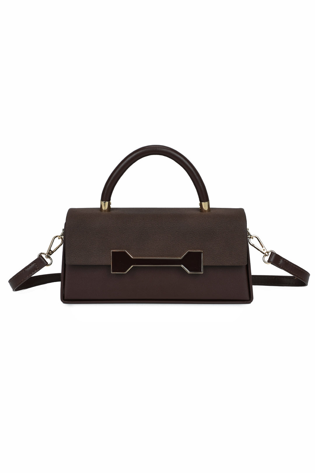 Delphine PU Leathe Top Handle Crossbody Bag - RY260537