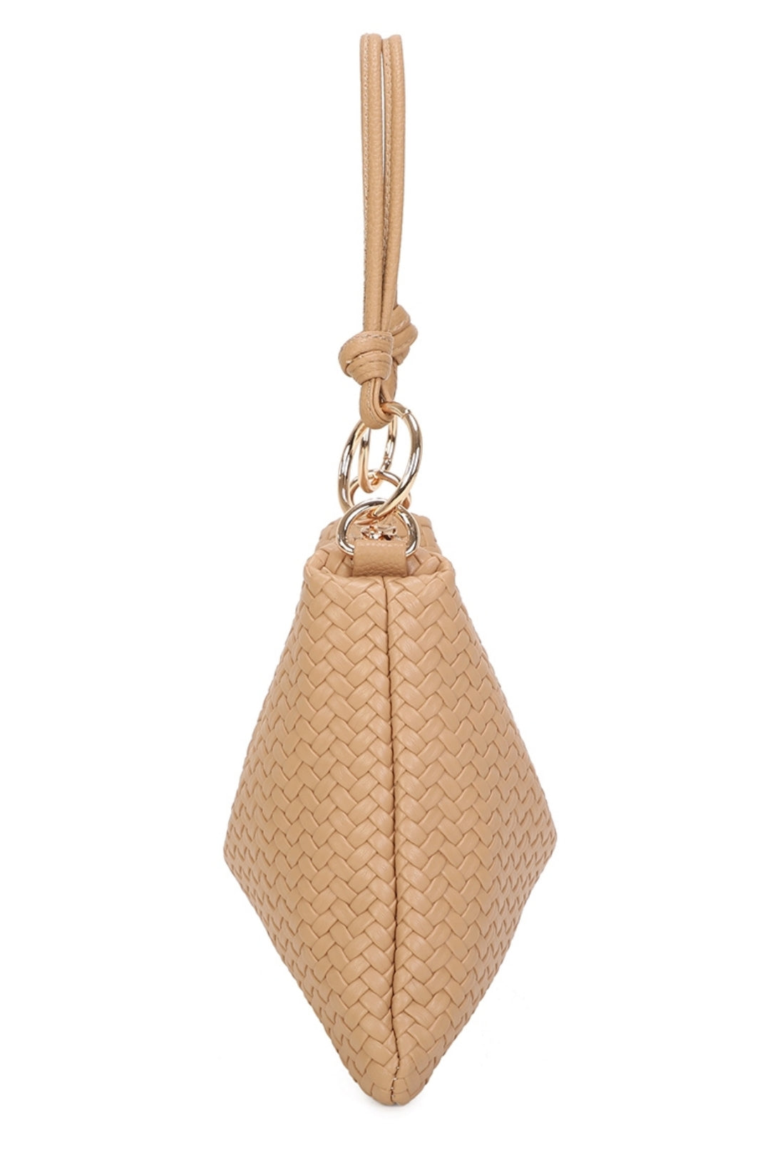 Paloma PU Woven Pleated Shoulder Crossbody Bag - RB260512