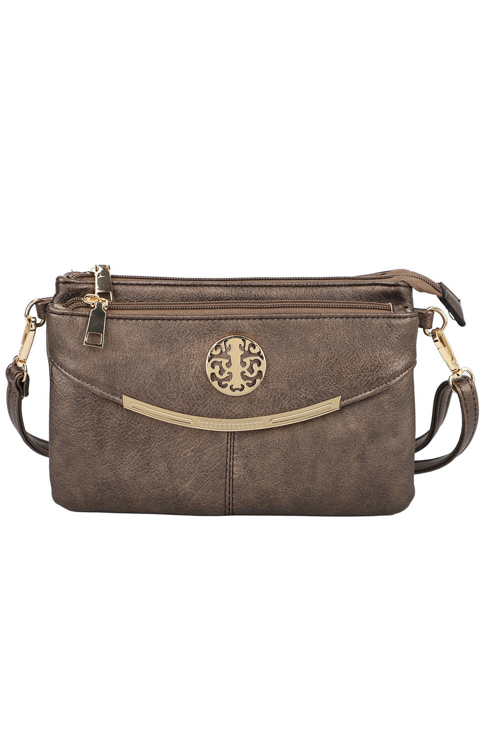 Noveau Triple Compartment Crossbody Bag - RB15111