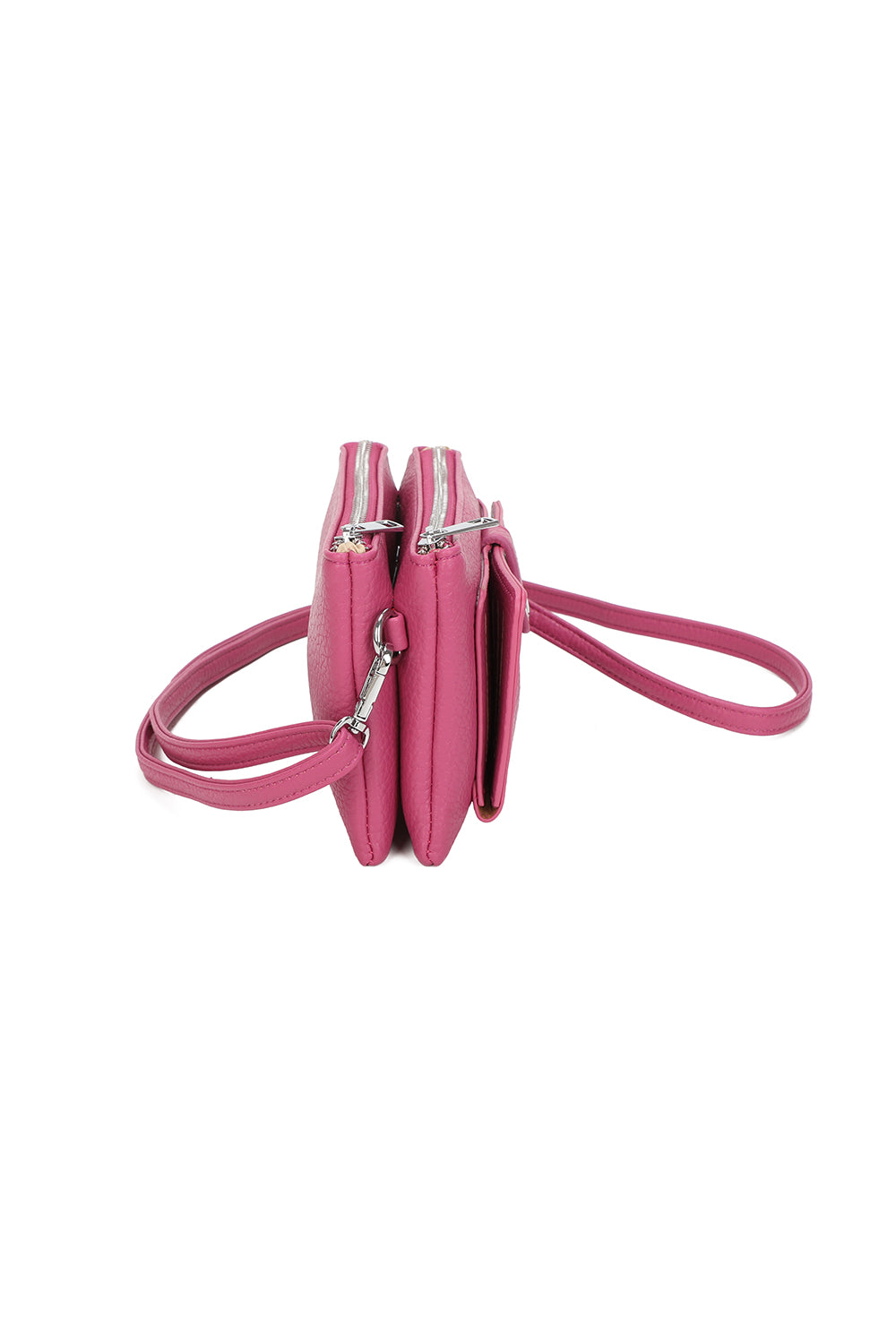 Evia PU Leather Double Compartment Crossbody Wallet Bag - RM250501