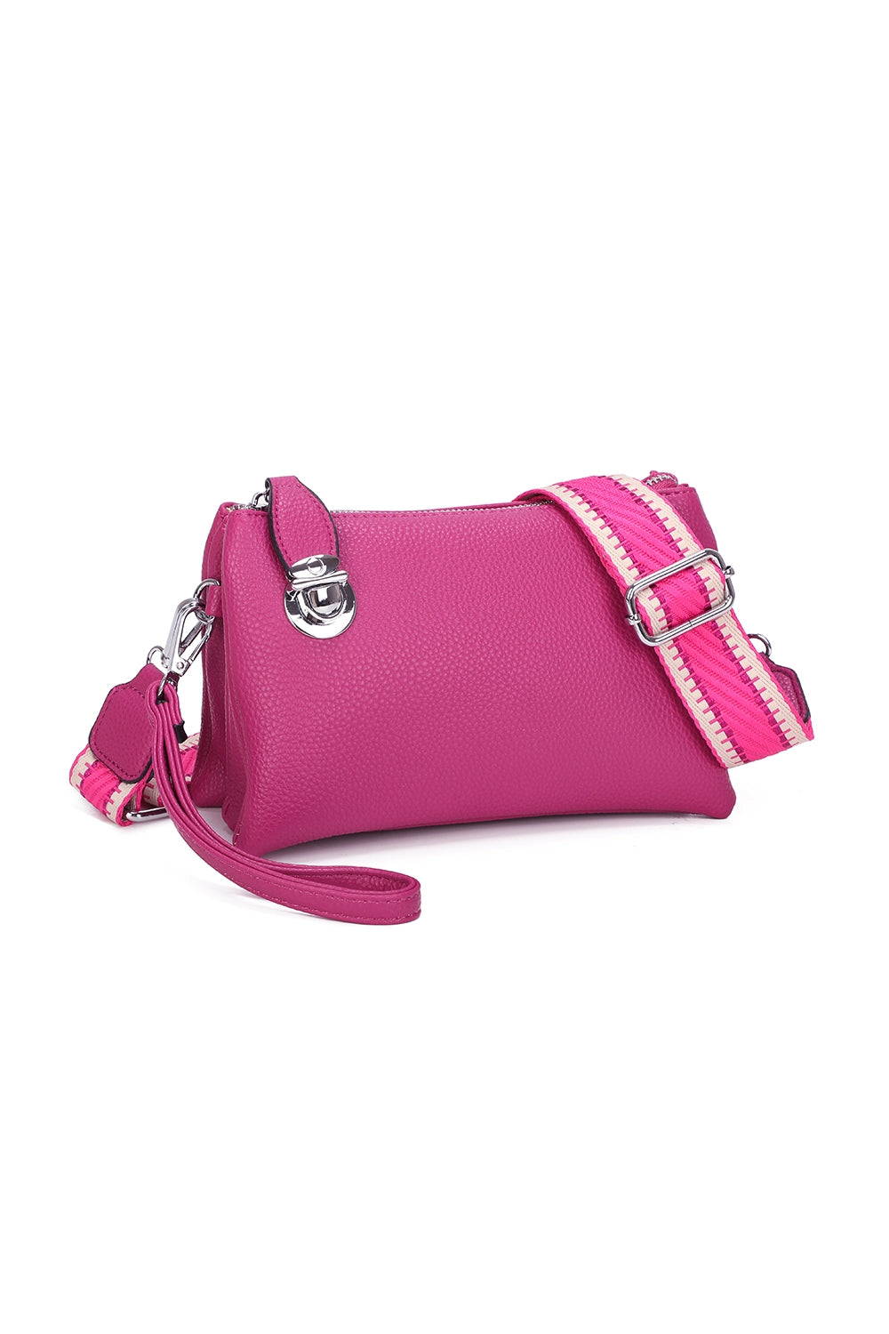 Lunaris Triple Compartment Crossbody Bag With A Fixed Lock - RM250612