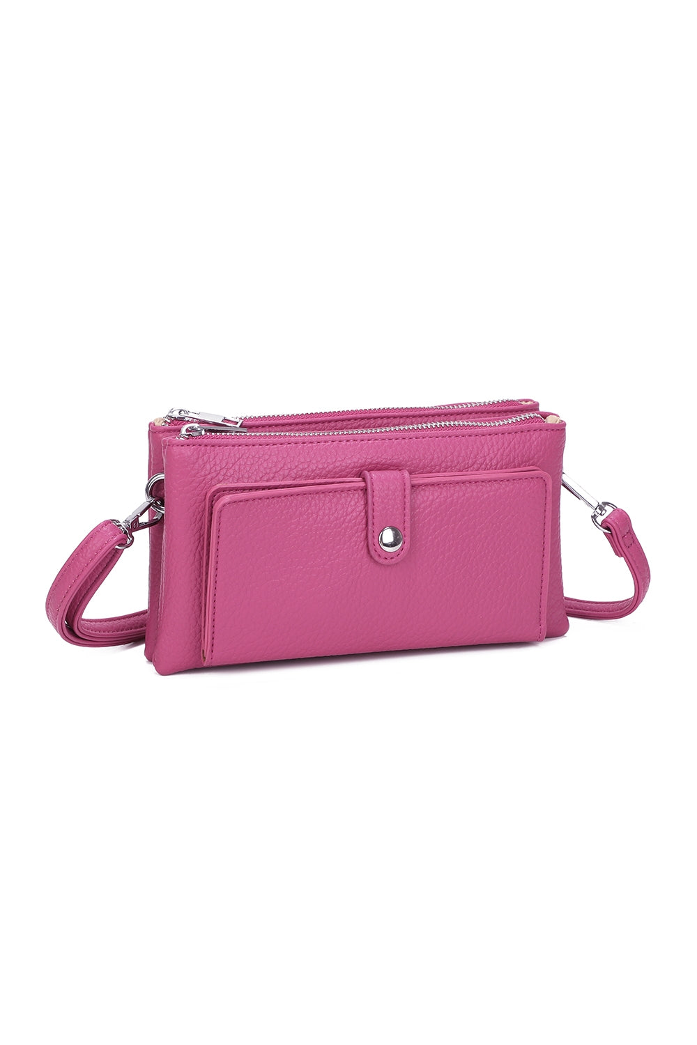 Evia PU Leather Double Compartment Crossbody Wallet Bag - RM250501