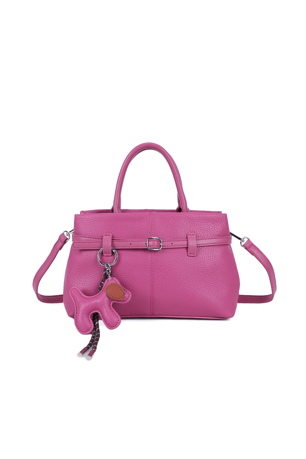 Civetta PU Leather Crossbody Bag With A Dog Charm - RX250582