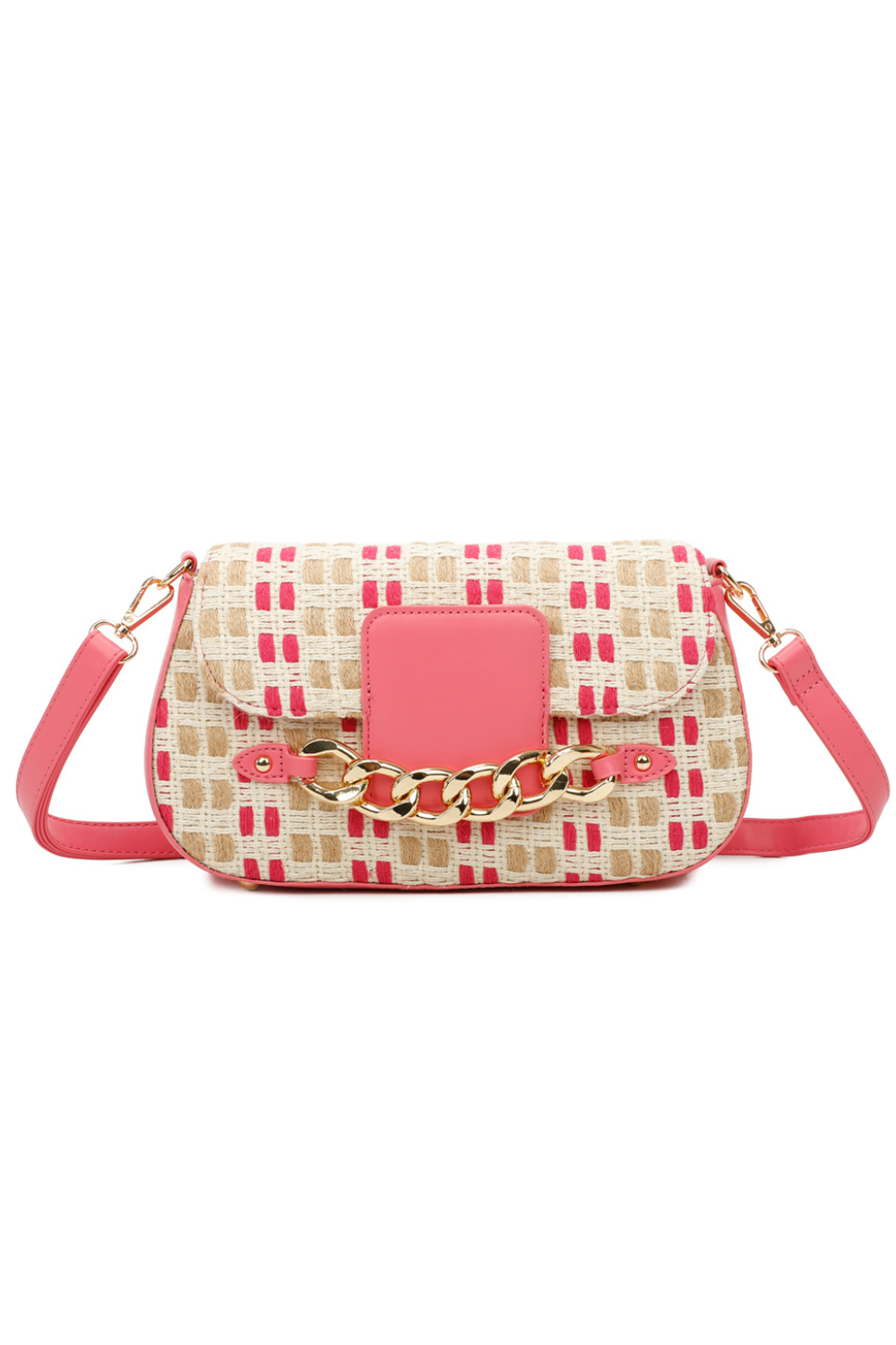 Praia Woven Finish Shoulder Bag