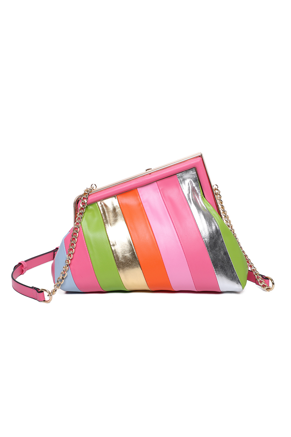 Prima Multi-Colour Crossbody Shoulder Clutch Bag