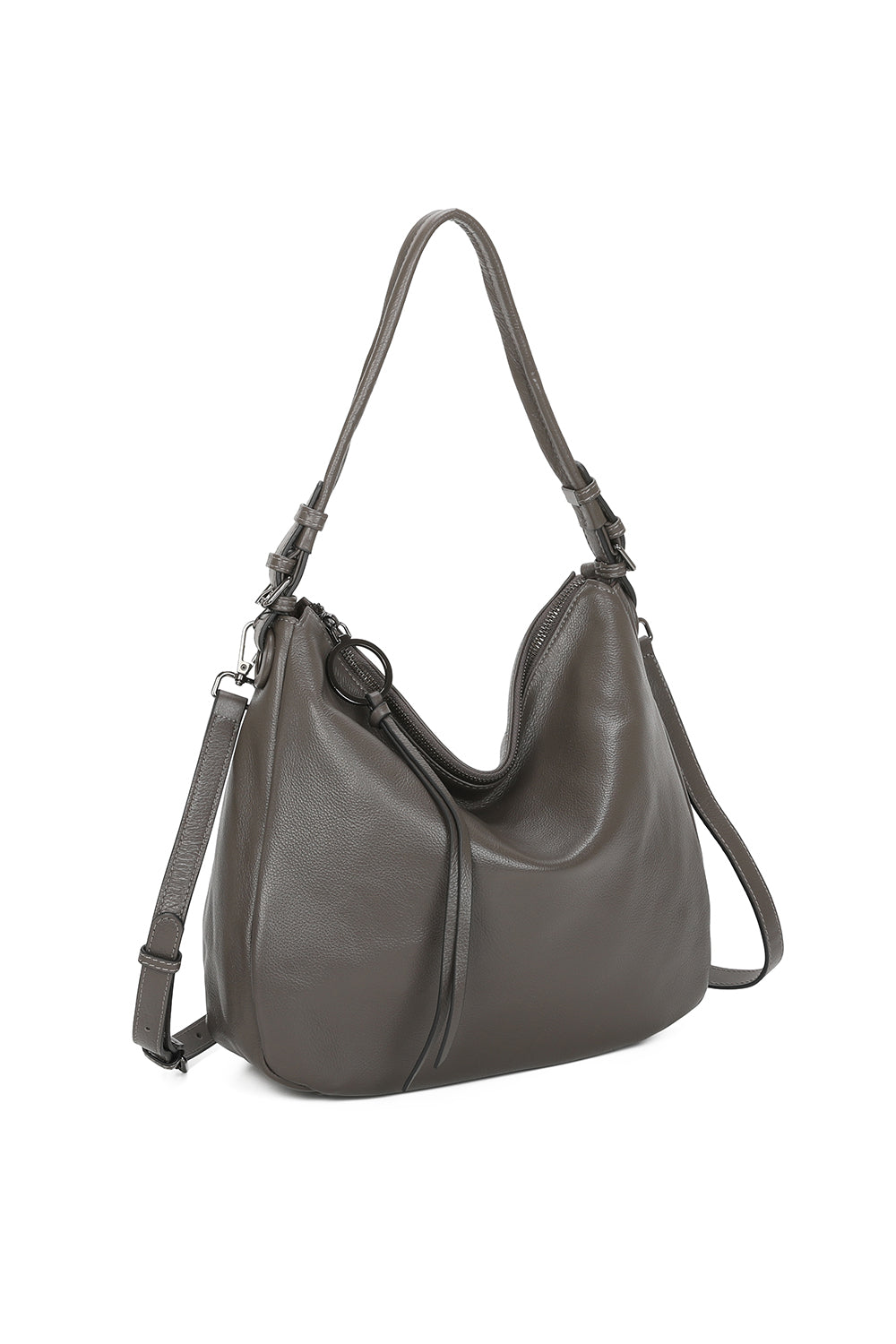 Maribor Leather Hobo Shoulder Bag