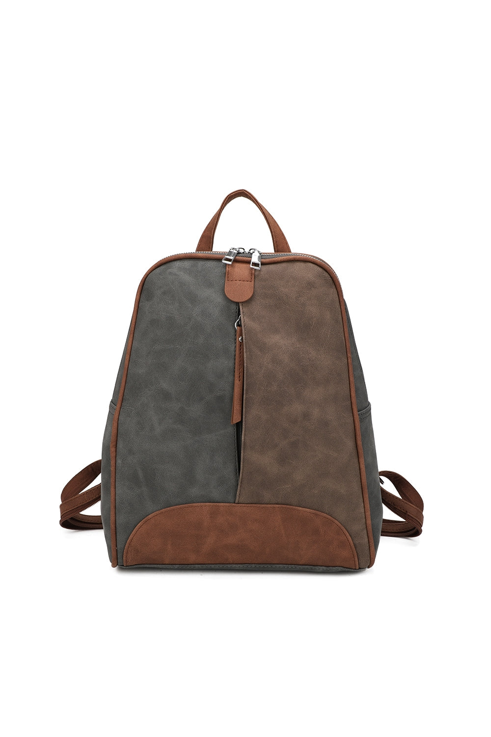 Zivaro Multi-Color Suede Leather Backpack - RW240456