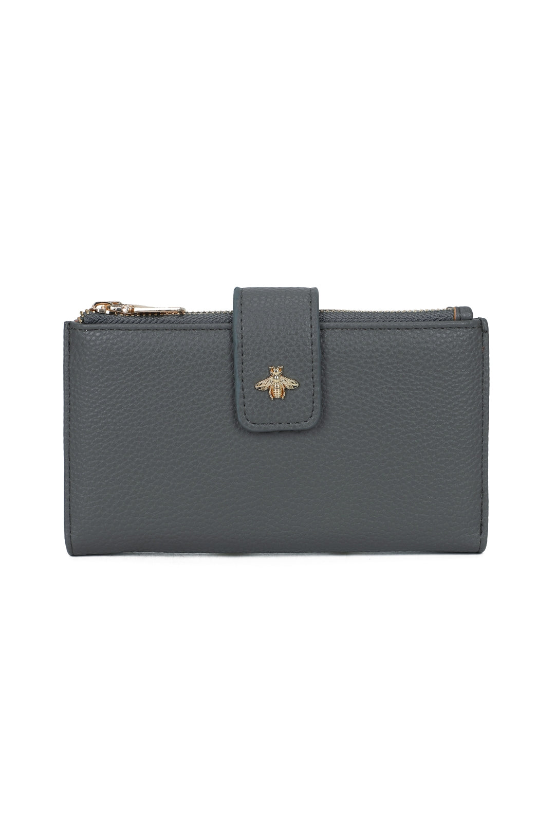 Ardyn Bee Badge Zipper PU Leather Wallet - P2482