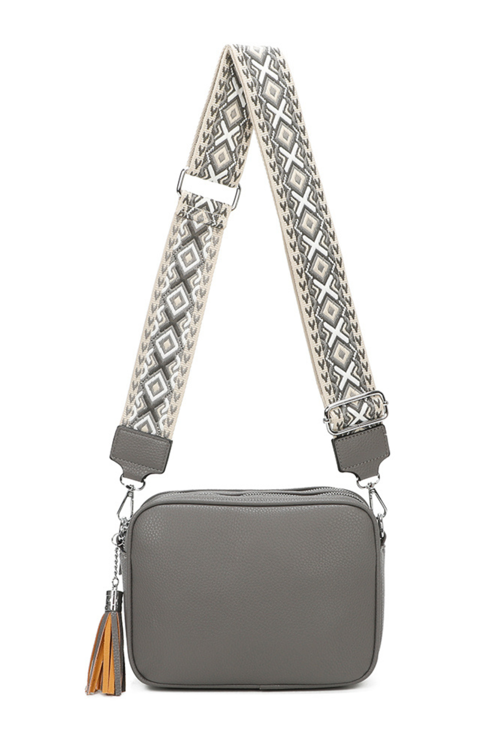 Tassol Crossbody Bag with Canvas Strap