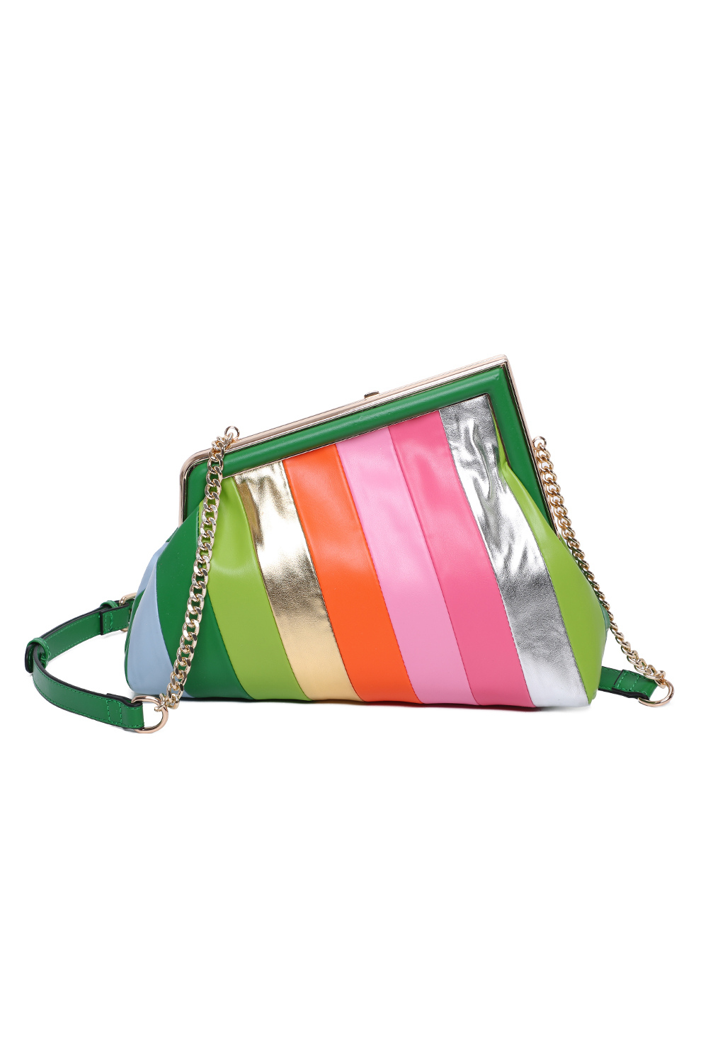 Prima Multi-Colour Crossbody Shoulder Clutch Bag