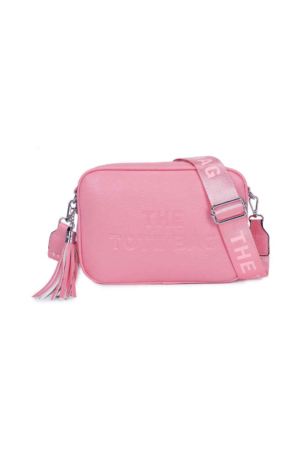 Korrae PU Leather Tassel Strap Crossbody Tote Bag - RB241035